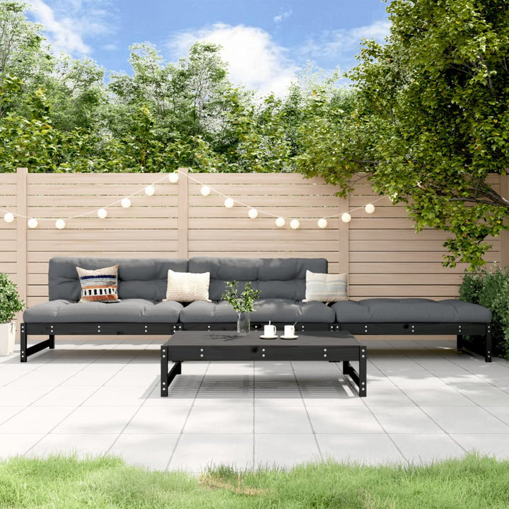 Set Mobilier Relaxare Grădină, 4 Piese, Lemn Masiv Douglas