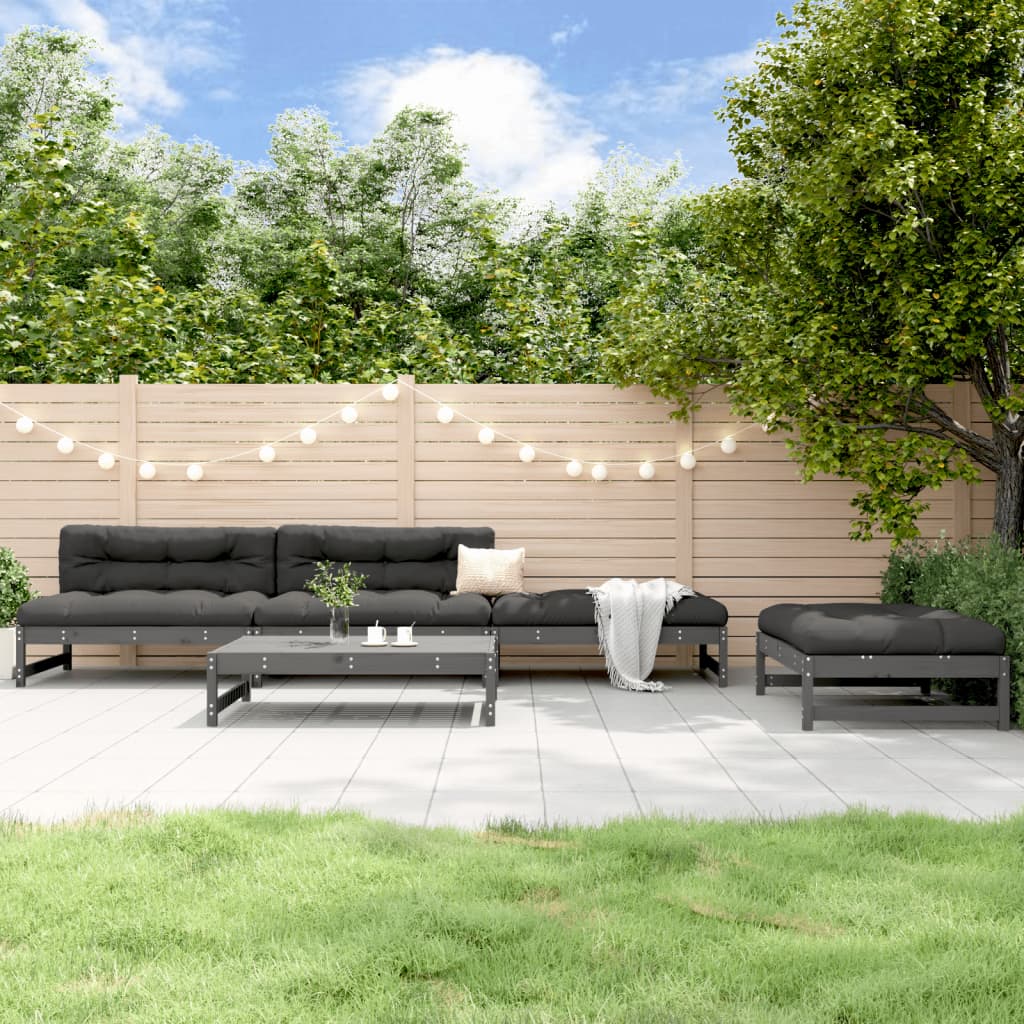 Set Mobilier Relaxare De Grădină, 5 Piese, Lemn Masiv Douglas