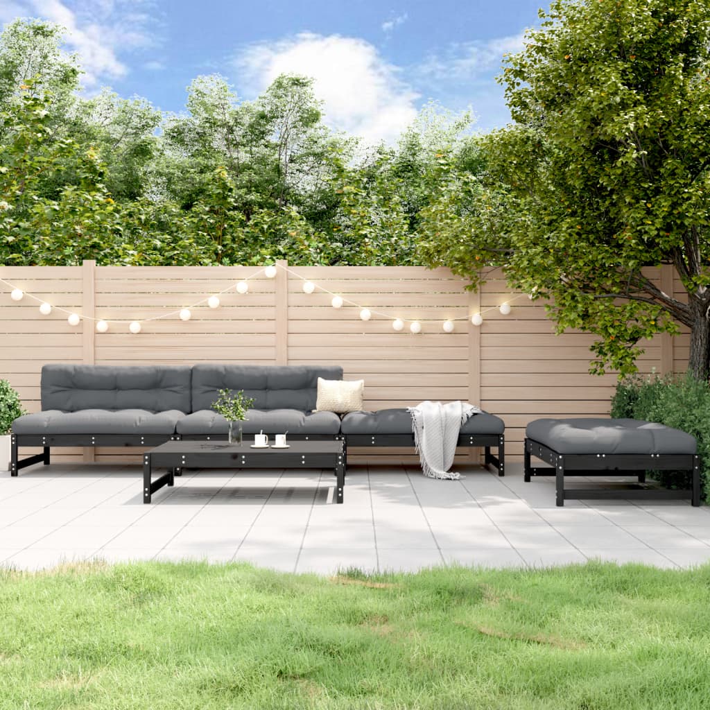 Set Mobilier Relaxare De Grădină, 5 Piese, Lemn Masiv Douglas