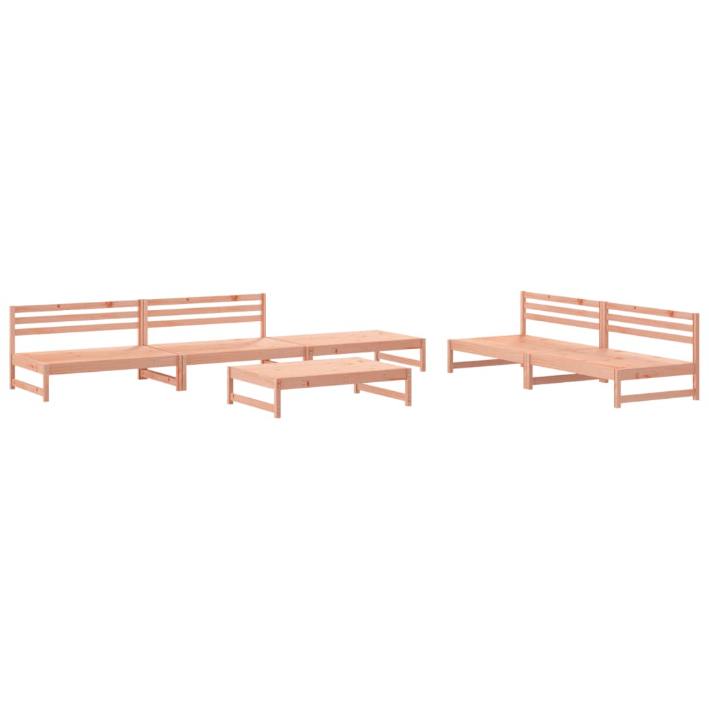 Set Mobilier Relaxare Grădină, 6 Piese, Lemn Masiv Douglas