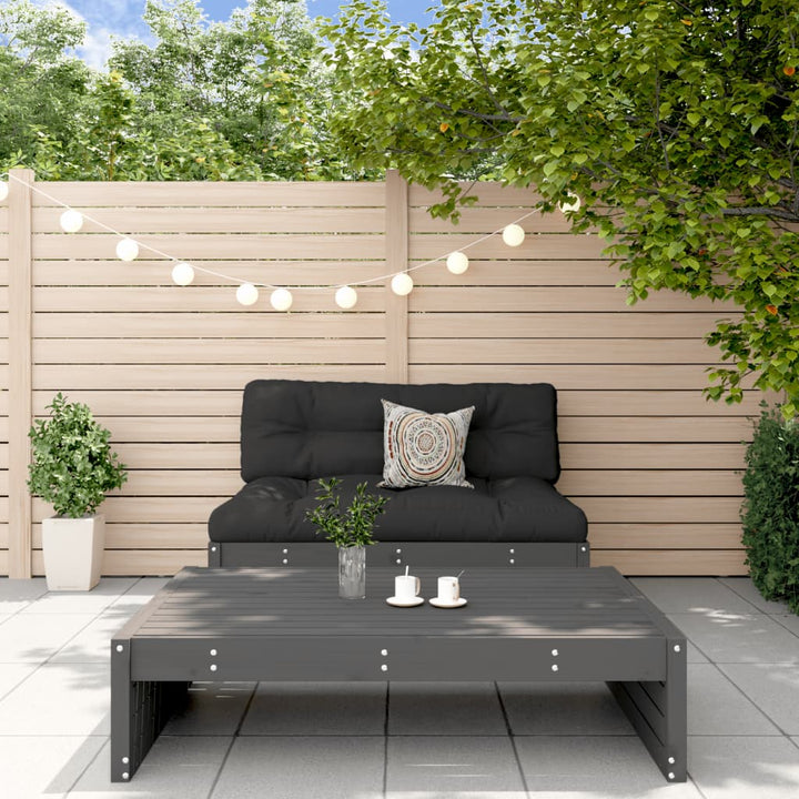 Set Mobilier Relaxare De Grădină, 2 Piese, Lemn De Pin Tratat