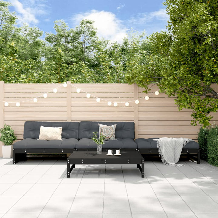 Set Mobilier Relaxare De Grădină, 4 Piese, Lemn De Pin Tratat