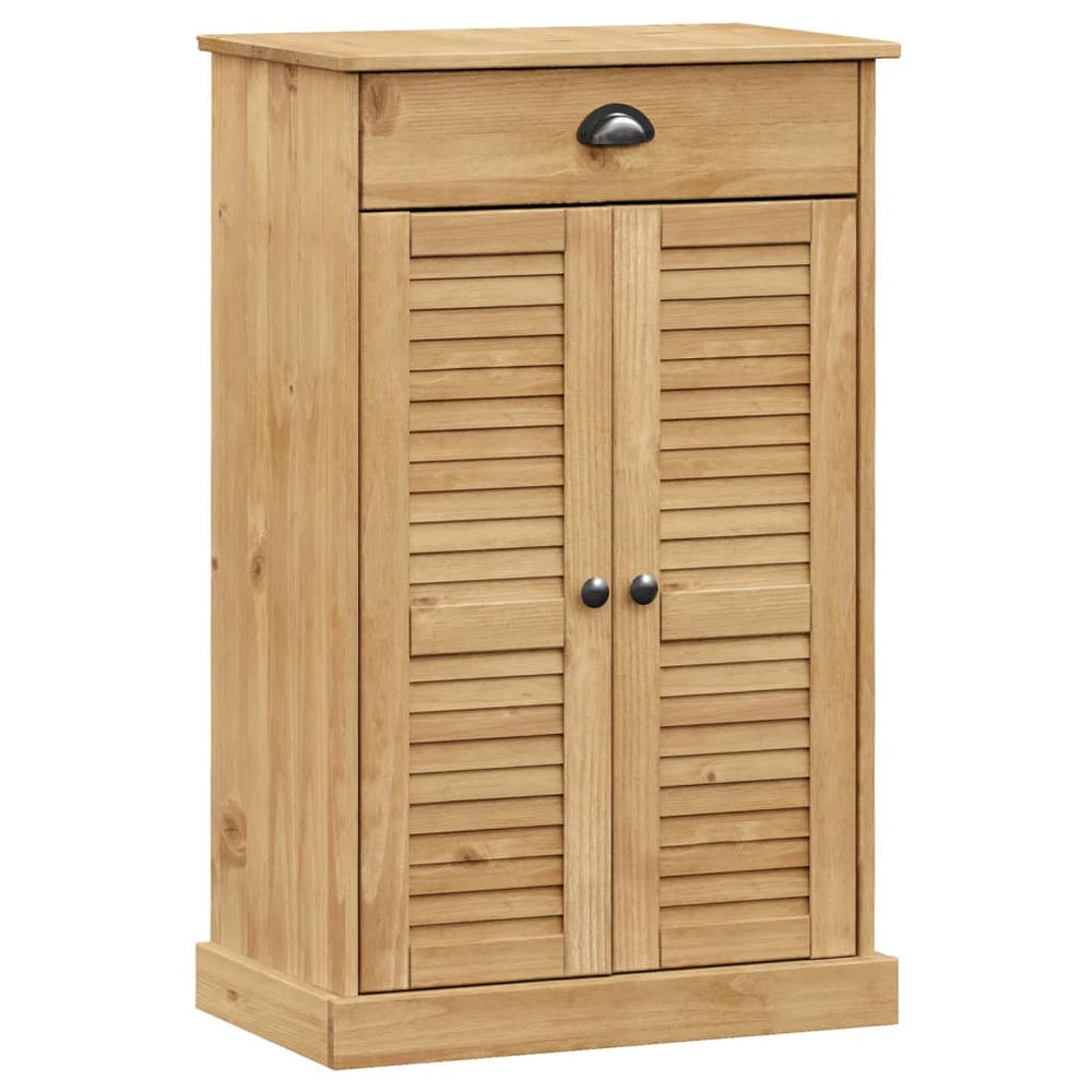 Dulap De Pantofi Vigo, 60X35X96 Cm, Lemn Masiv De Pin