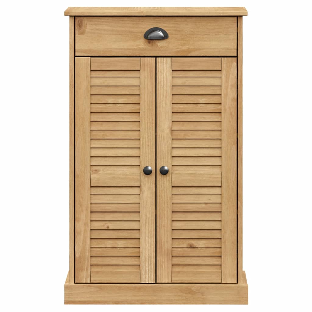 Dulap De Pantofi Vigo, 60X35X96 Cm, Lemn Masiv De Pin