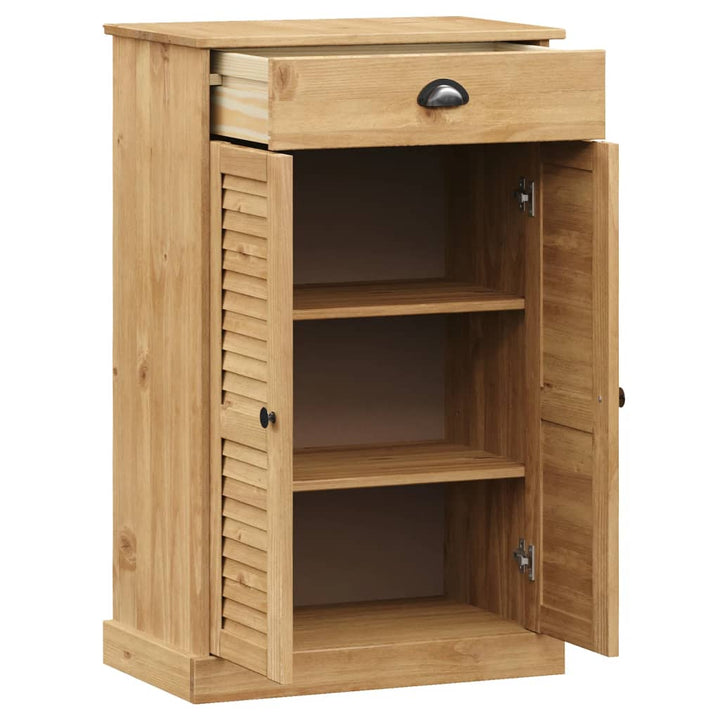 Dulap De Pantofi Vigo, 60X35X96 Cm, Lemn Masiv De Pin