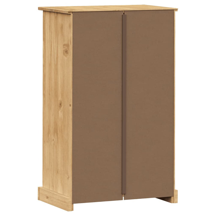 Dulap De Pantofi Vigo, 60X35X96 Cm, Lemn Masiv De Pin