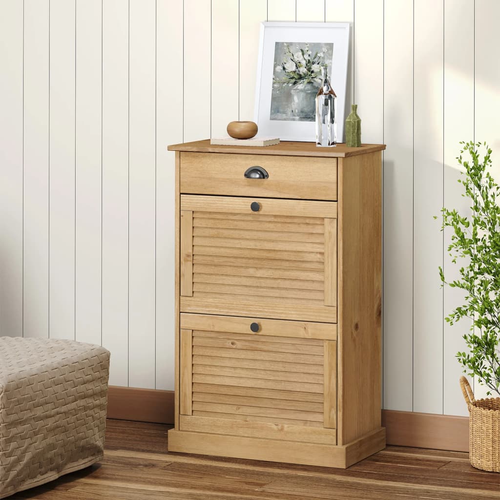 Dulap De Pantofi Vigo, 60X35X96 Cm, , Lemn Masiv De Pin