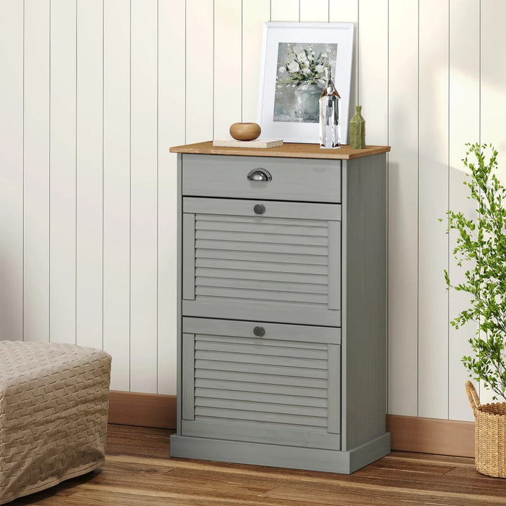 Dulap De Pantofi Vigo, 60X35X96 Cm, , Lemn Masiv De Pin
