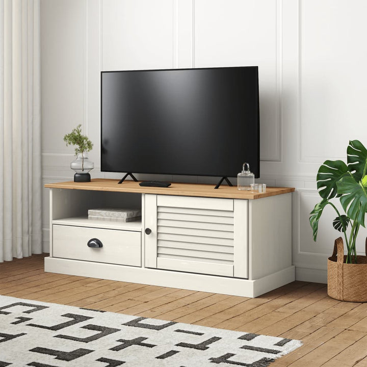 Comodă Tv Vigo, , 106X40X40 Cm, Lemn Masiv De Pin