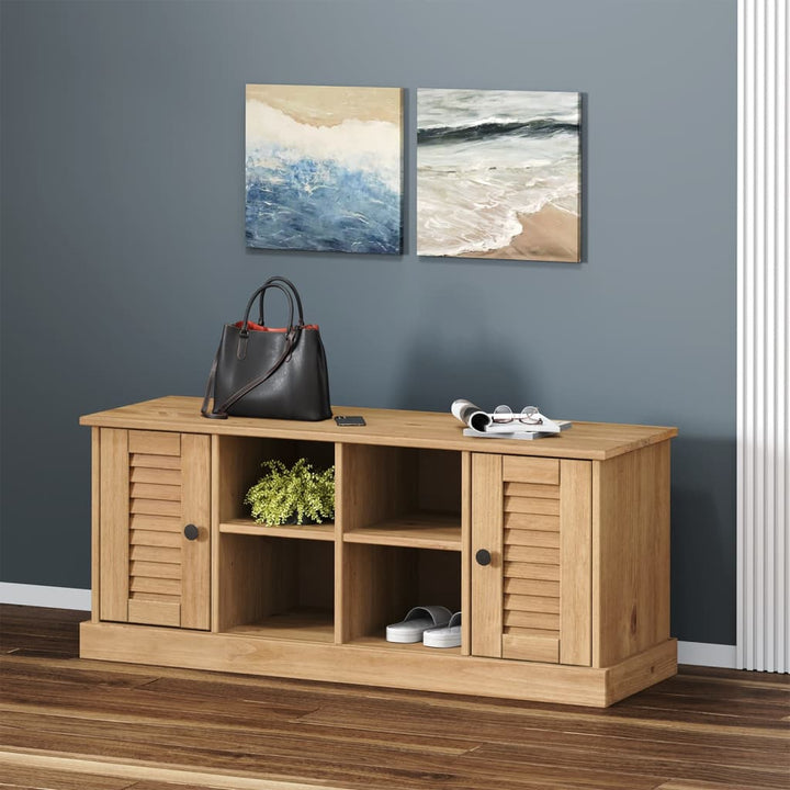 Bancă De Pantofi Vigo, , 106X35X45 Cm, Lemn Masiv De Pin