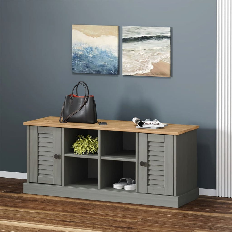 Bancă De Pantofi Vigo, , 106X35X45 Cm, Lemn Masiv De Pin