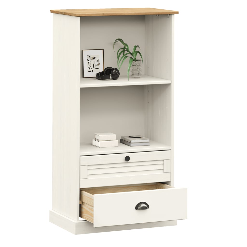 Bibliotecă Vigo, , 60X35X114,5 Cm, Lemn Masiv De Pin