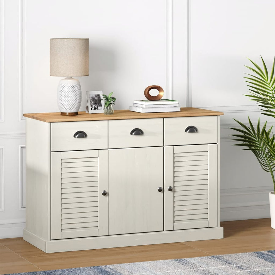 Servantă Cu Sertare Vigo, , 113X40X75 Cm, Lemn Masiv De Pin