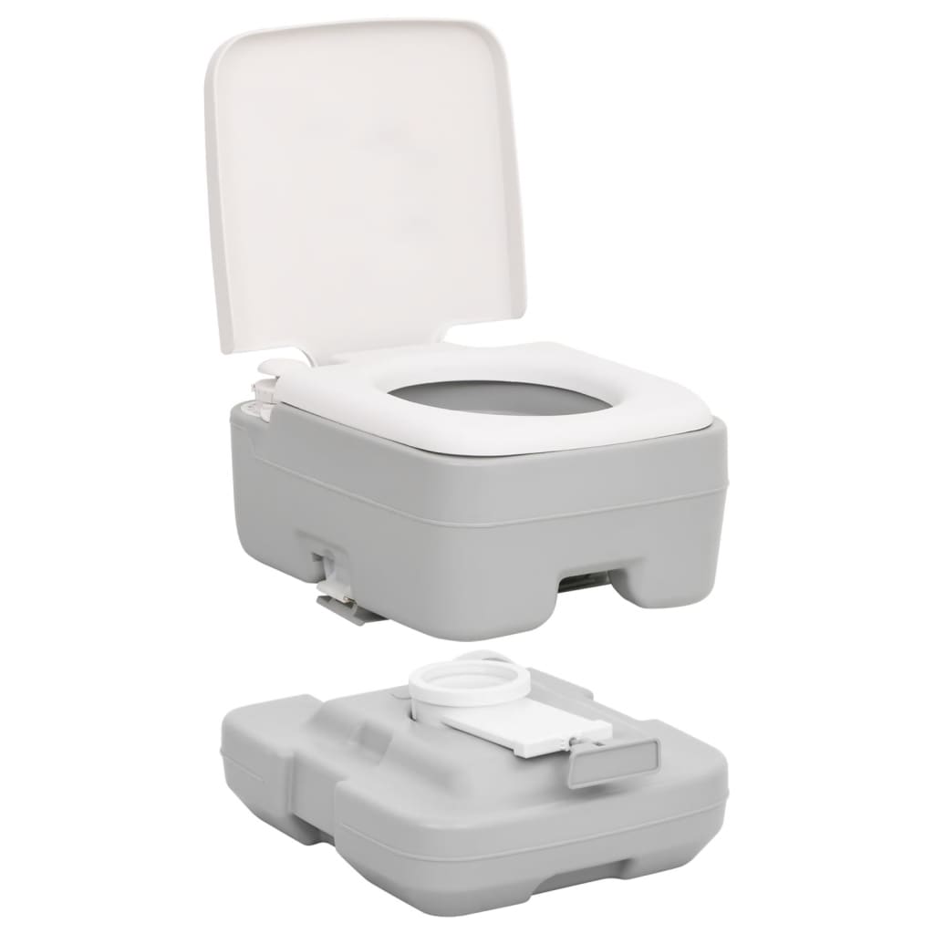 Set Portabil Cu Toaletă Și Lavoar Pentru Camping