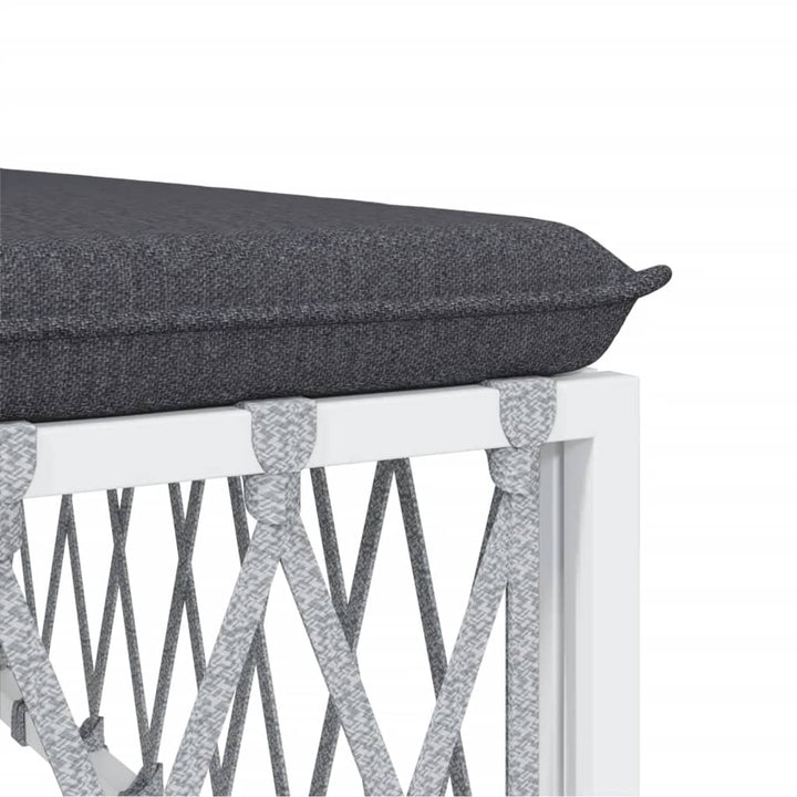 Set Mobilier De Grădină Cu Perne, 9 Piese, , Oțel