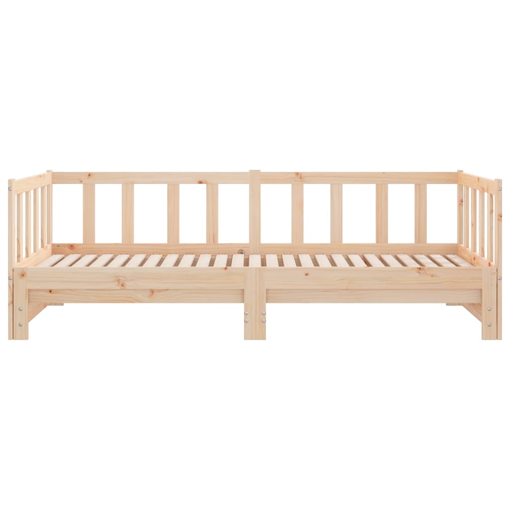 Pat De Zi Extensibil, 2X(90X200) Cm, Lemn Masiv De Pin