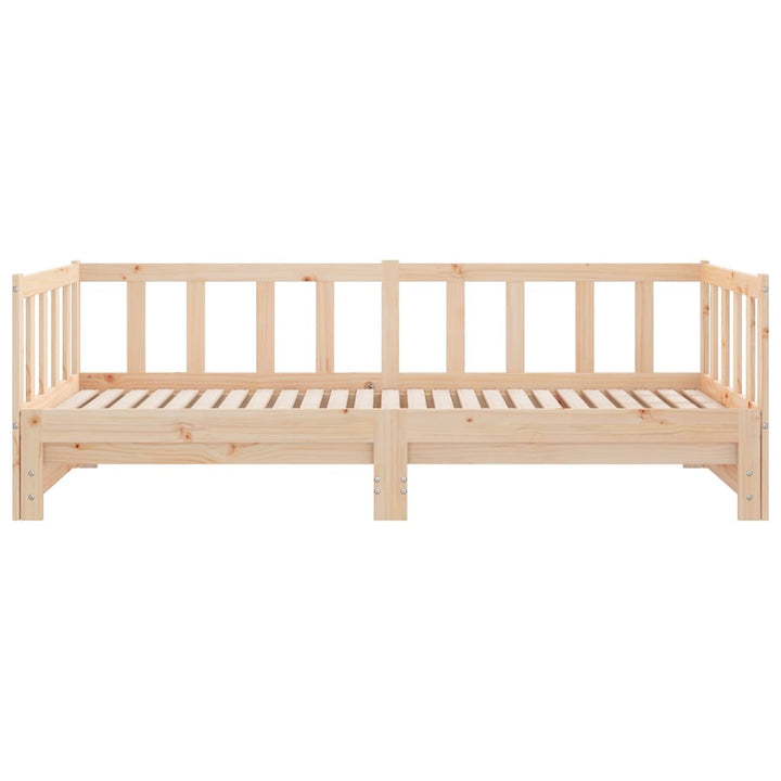 Pat De Zi Extensibil, 2X(90X200) Cm, Lemn Masiv De Pin