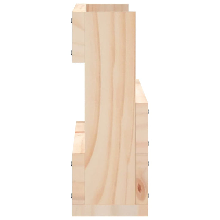 Pantofare De Perete, 2 Buc., 59X9X23 Cm, Lemn Masiv Pin