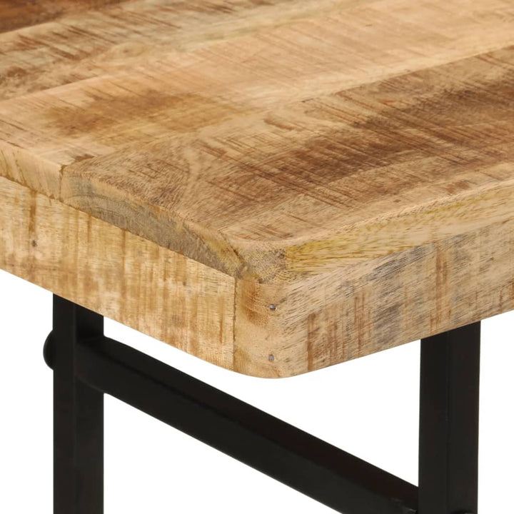 Consolă 112X36X76 Cm Din Lemn Masiv De Mango Și Fier