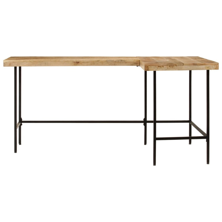 Birou 165X110X77 Cm Din Lemn Masiv De Mango Și Fier