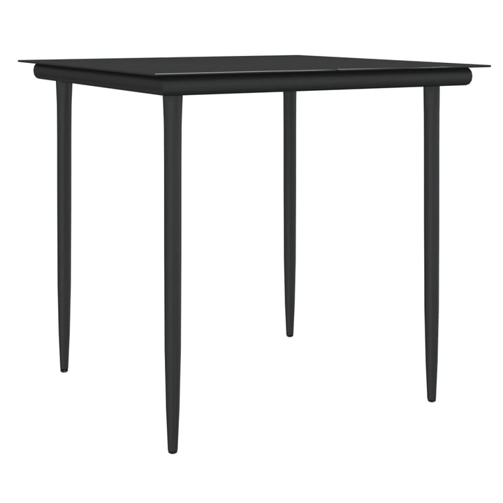 Set Mobilier De Grădină Cu Perne, 5 Piese, Poliratan Și Oțel