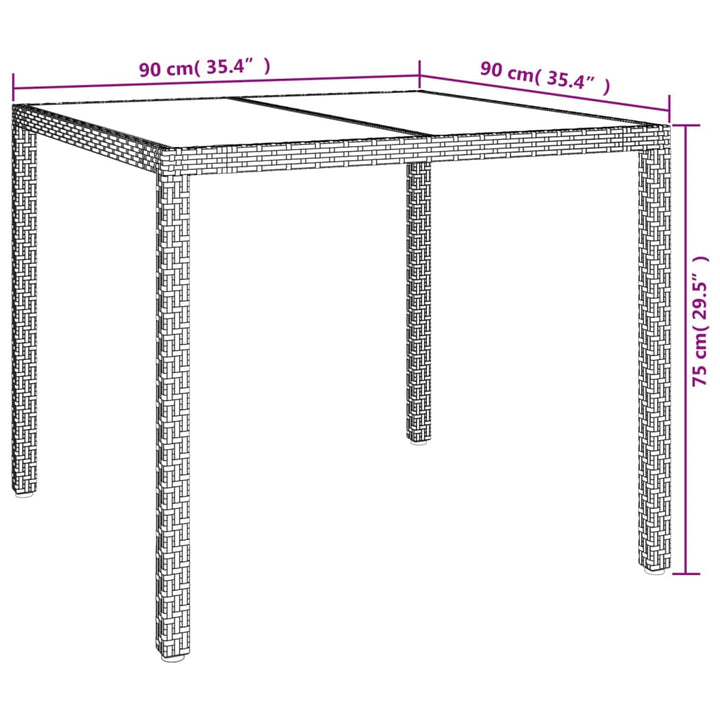 Set Mobilier De Grădină Cu Perne, 3 Piese, Gri, Poliratan