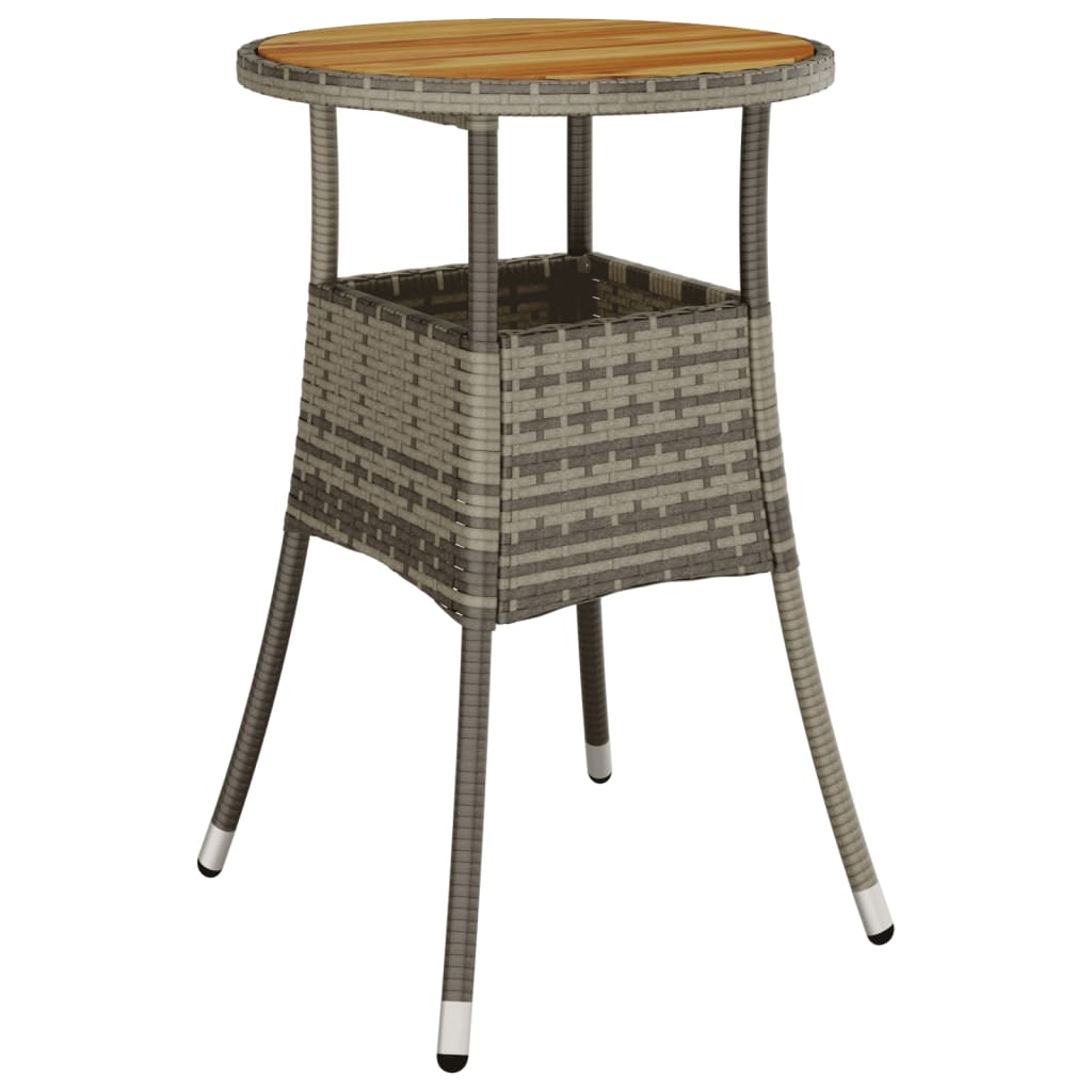 Set Bistro De Grădină Cu Perne, 3 Piese, , Poliratan