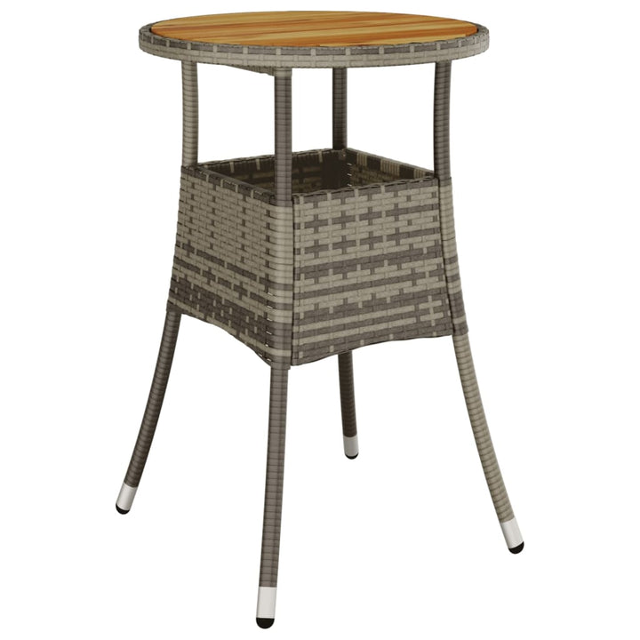 Set Bistro De Grădină Cu Perne, 3 Piese, , Poliratan