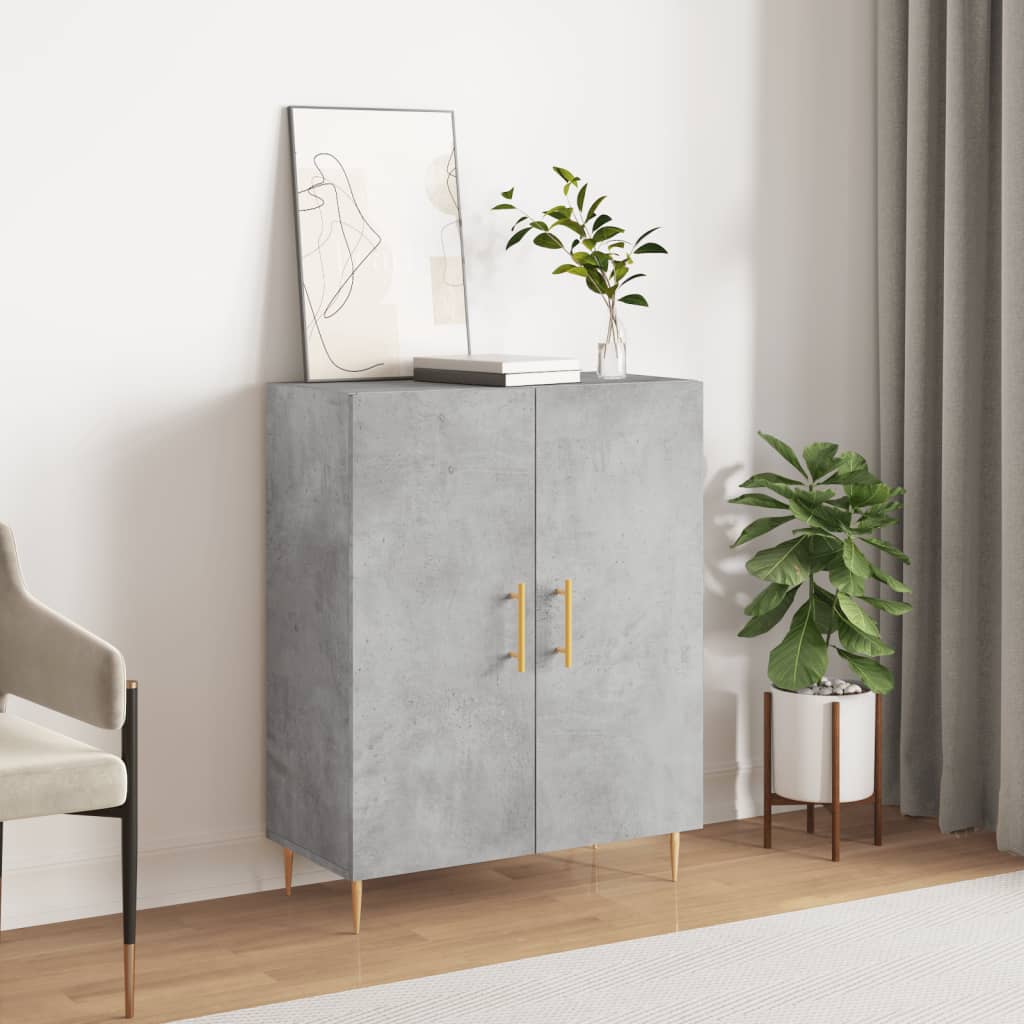 Dulap, Alb Extralucios, 69,5X34X90 Cm, Lemn Compozit