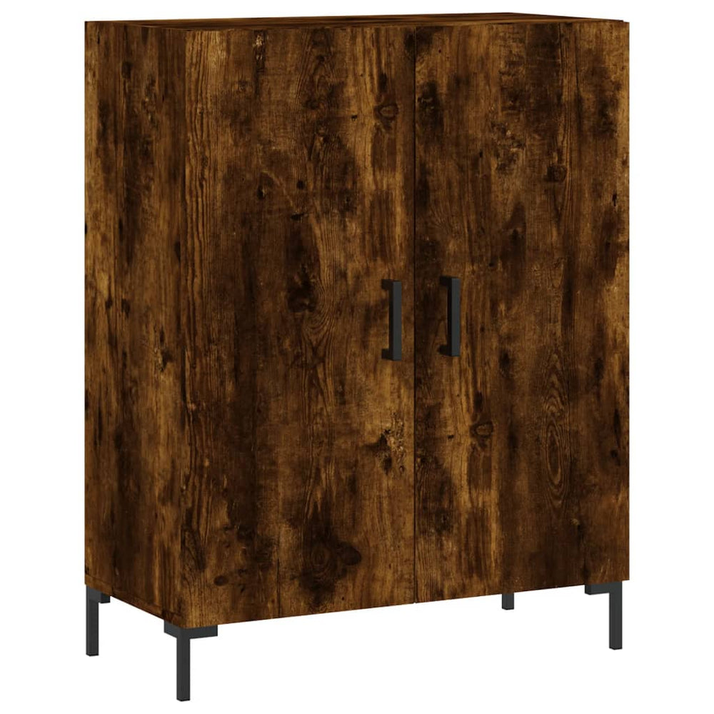 Dulap, Stejar Fumuriu, 69,5X34X90 Cm, Lemn Compozit