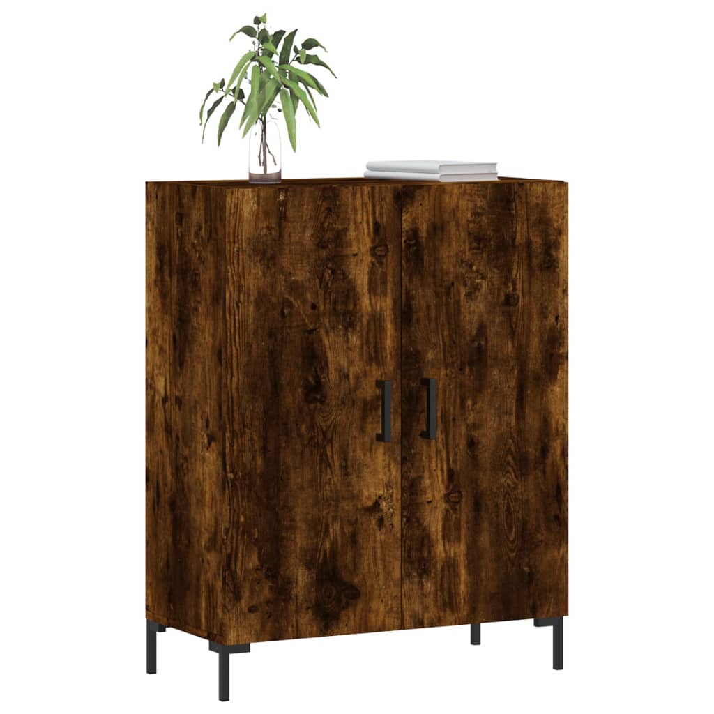 Dulap, Stejar Fumuriu, 69,5X34X90 Cm, Lemn Compozit