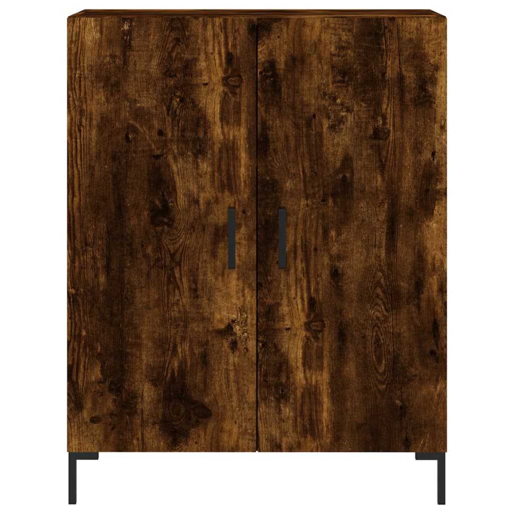 Dulap, Stejar Fumuriu, 69,5X34X90 Cm, Lemn Compozit