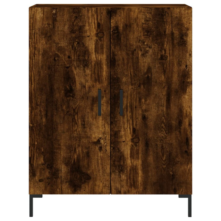 Dulap, Stejar Fumuriu, 69,5X34X90 Cm, Lemn Compozit