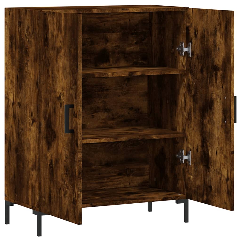 Dulap, Stejar Fumuriu, 69,5X34X90 Cm, Lemn Compozit