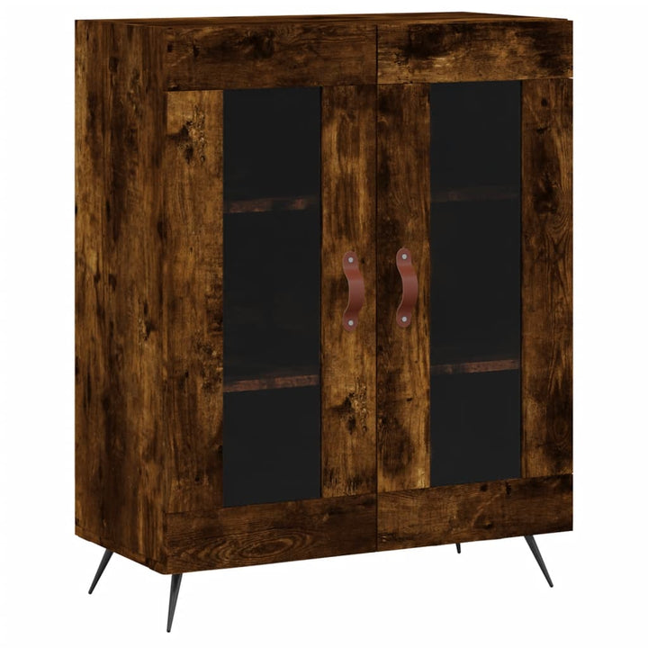 Dulap, Stejar Fumuriu, 69,5X34X90 Cm, Lemn Compozit
