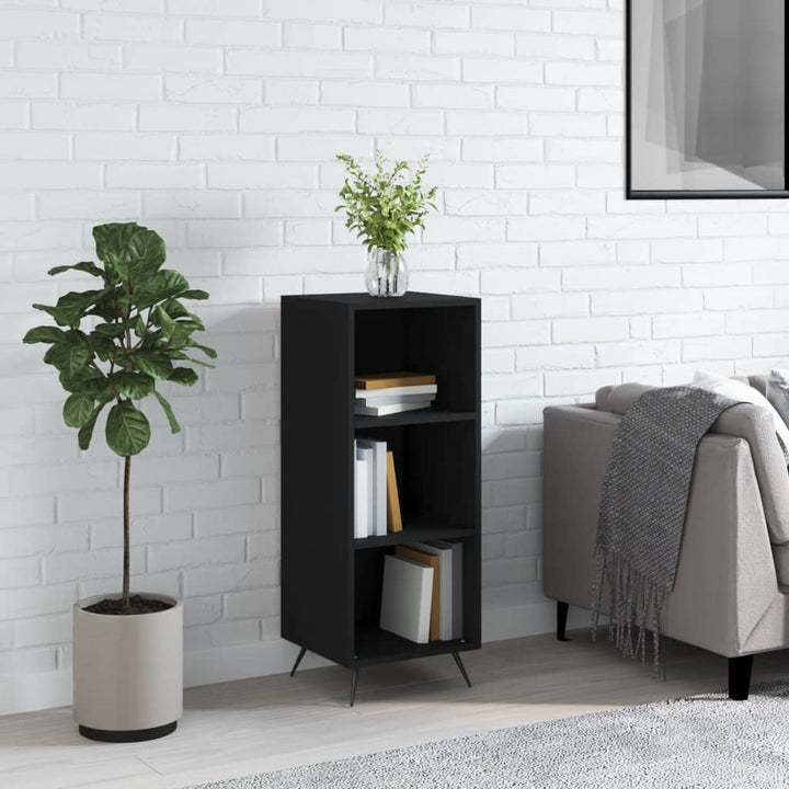 Dulap Cu Rafturi, Alb Extralucios, 34,5X32,5X90Cm Lemn Compozit