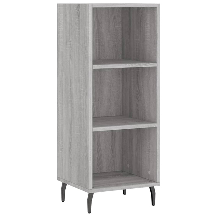 Servantă, Gri Sonoma, 34,5X32,5X90 Cm, Lemn Compozit