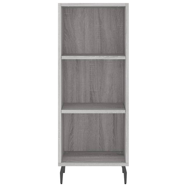 Servantă, Gri Sonoma, 34,5X32,5X90 Cm, Lemn Compozit