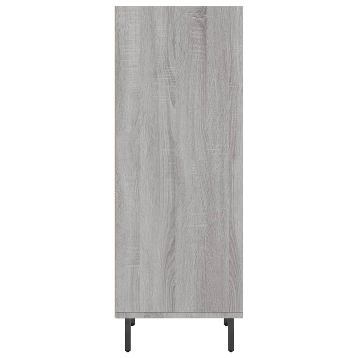 Servantă, Gri Sonoma, 34,5X32,5X90 Cm, Lemn Compozit