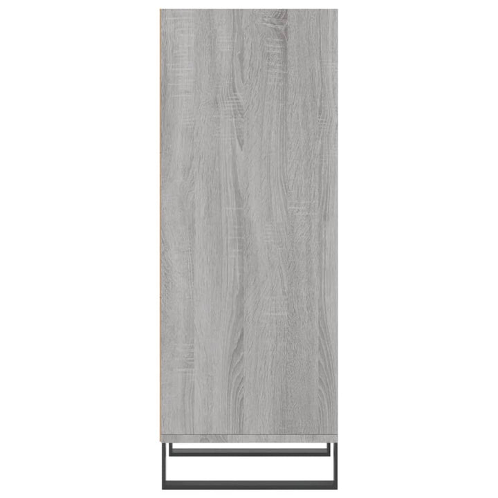Servantă, Gri Sonoma, 34,5X32,5X90 Cm, Lemn Compozit