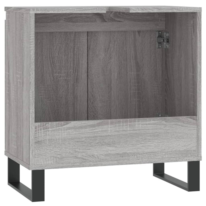 Dulap De Baie, Gri Sonoma, 58X33X60 Cm, Lemn Prelucrat