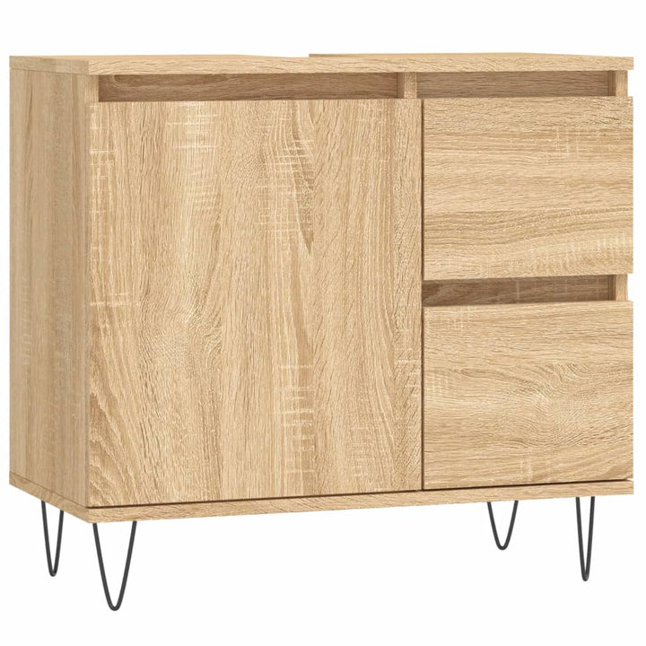 Dulap De Baie, Stejar Sonoma, 65X33X60 Cm, Lemn Prelucrat