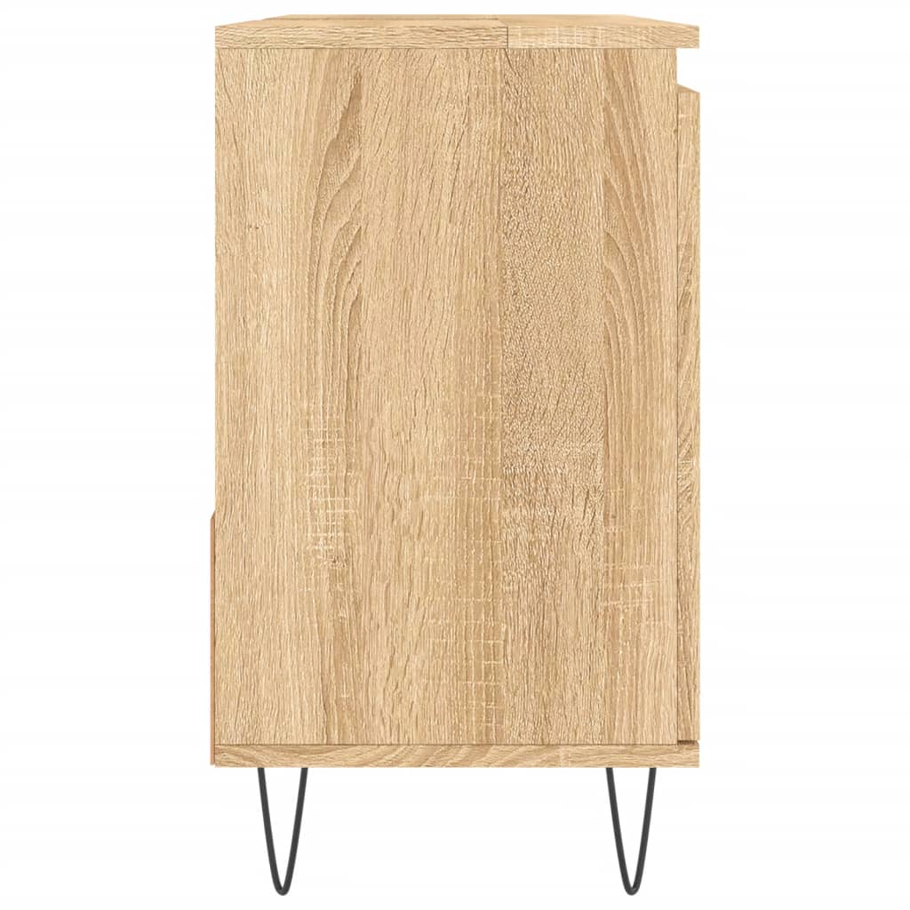 Dulap De Baie, Stejar Sonoma, 65X33X60 Cm, Lemn Prelucrat