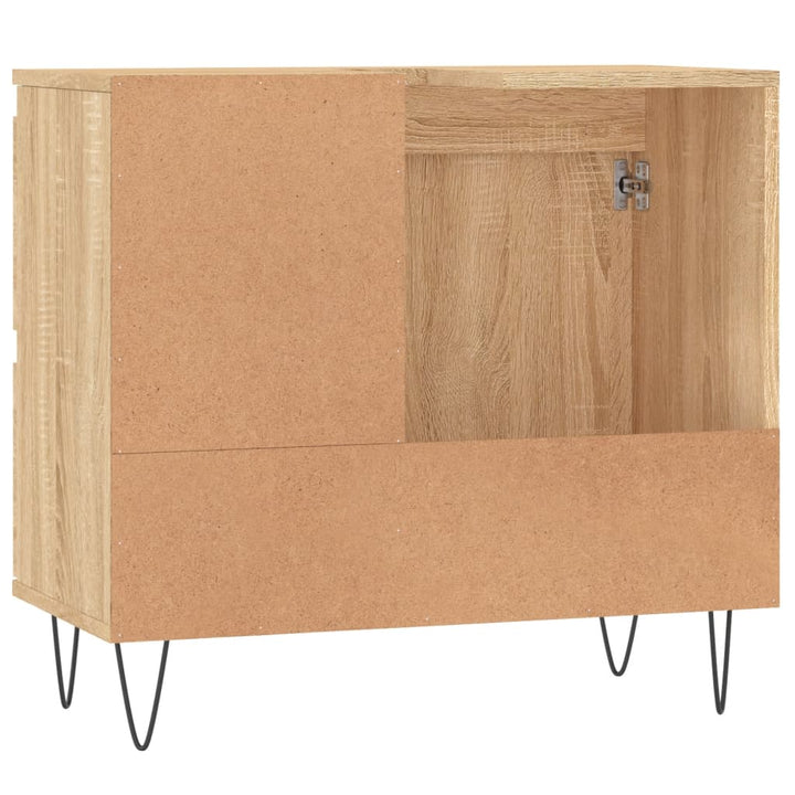 Dulap De Baie, Stejar Sonoma, 65X33X60 Cm, Lemn Prelucrat
