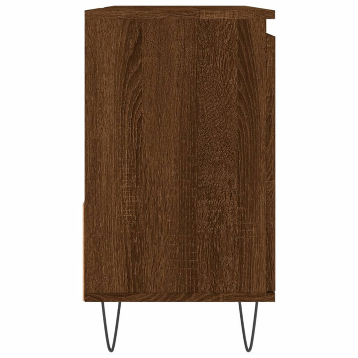Dulap De Baie, Stejar Maro, 65X33X60 Cm, Lemn Prelucrat