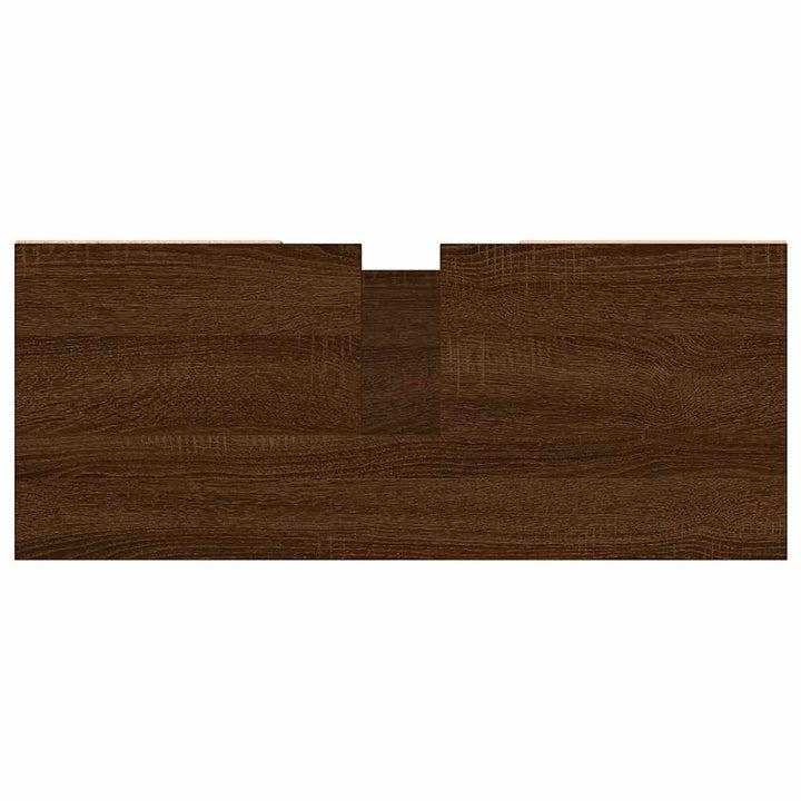 Dulap Pentru Baie, Stejar Maro, 80X33X60 Cm, Lemn Compozit
