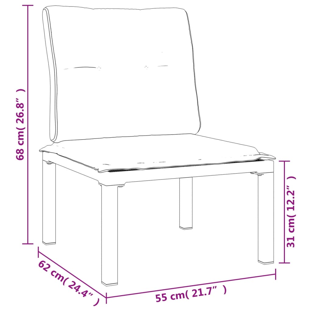 Set Mobilier De Grădină, 7 Piese, Negru Și Gri, Poliratan
