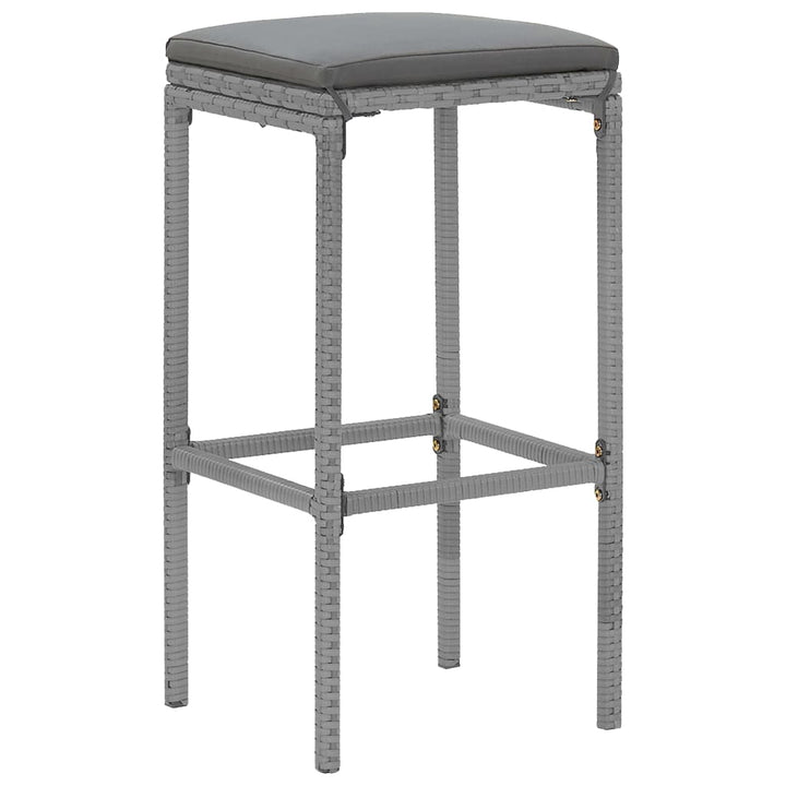 Set Mobilier De Grădină Cu Perne, 11 Piese, , Poliratan