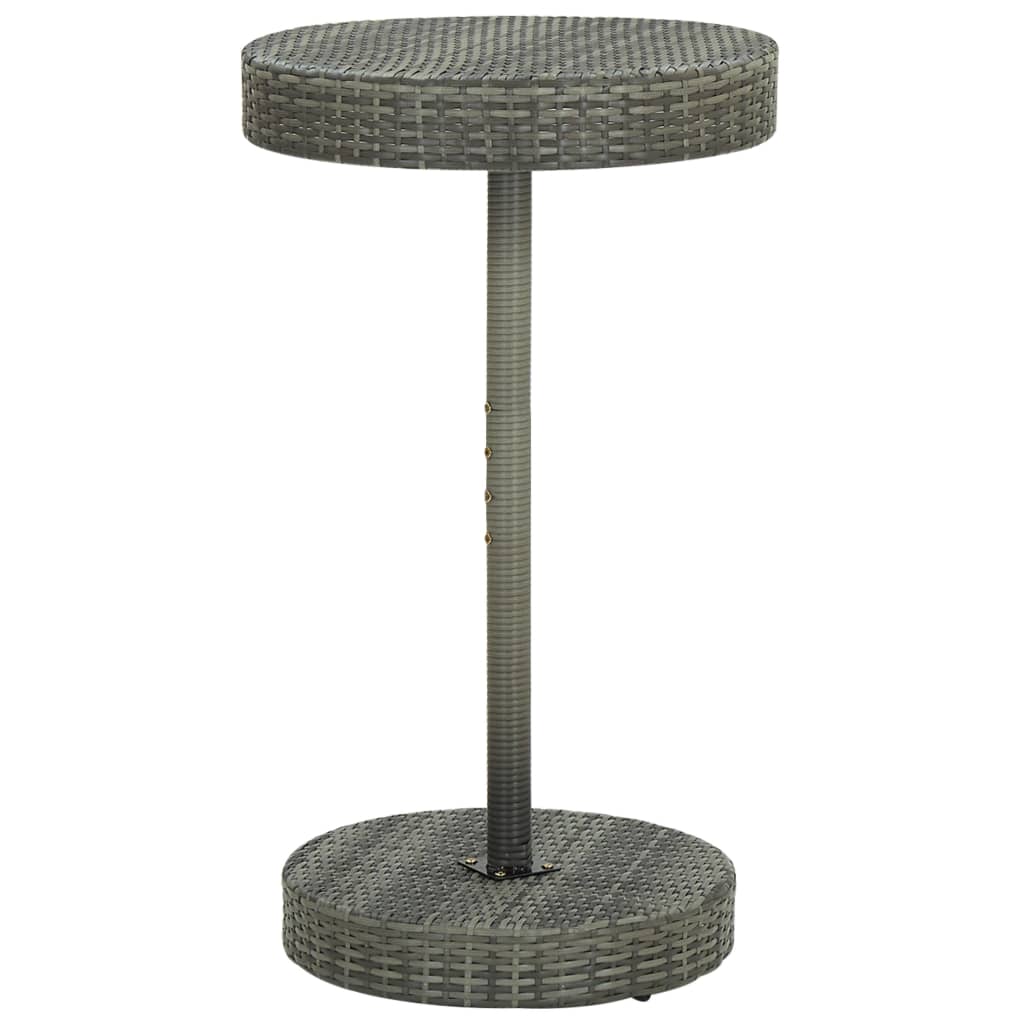 Set Bar Pentru Grădină, 3 Piese, , Poliratan/Lemn Acacia