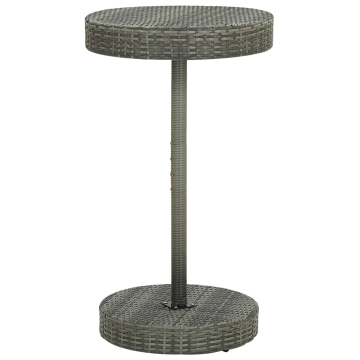 Set Bar Pentru Grădină, 3 Piese, , Poliratan/Lemn Acacia